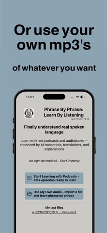 PhraseByPhrase screenshot