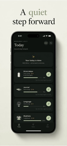 Habit Tracker - Ritual Grove screenshot