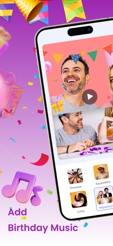 Video Maker Birthday Slideshow Screenshot 2 of 7