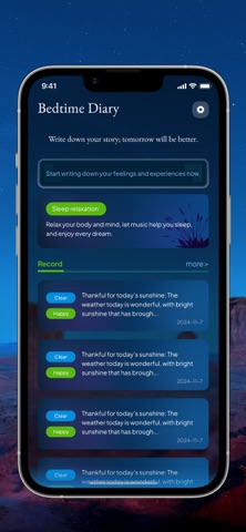 Bedtime Diary Screenshot 1 of 5