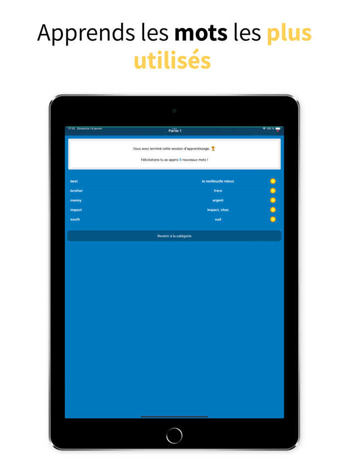English Progress Vocabulaire