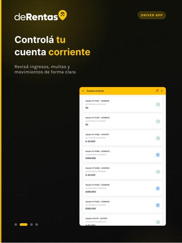 deRentas Driver iPad screenshot 2