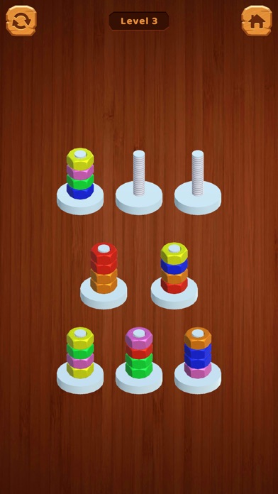 Nuts Bolts Wood Puzzle Games Screenshot