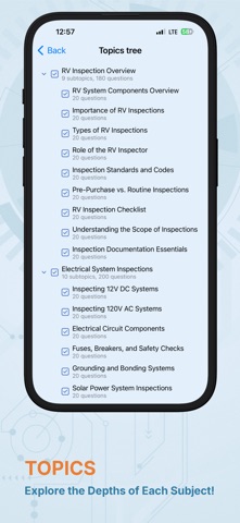 RV Inspection Mastery iPhone screenshot