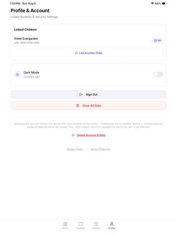 Skwelink iPad screenshot 9