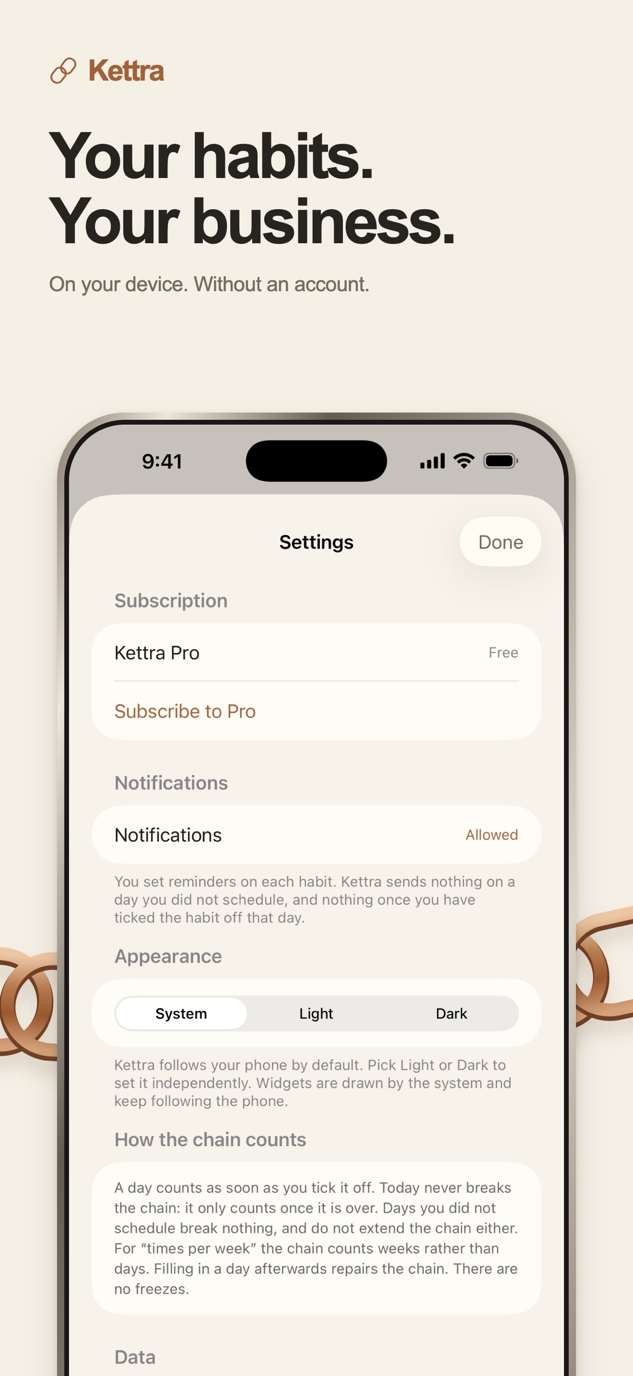Screenshot 6 of Kettra: Habit Tracker