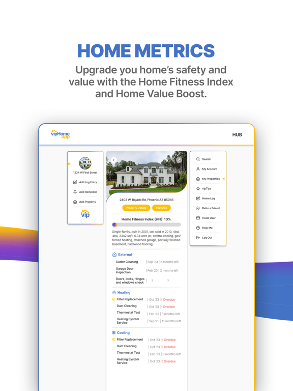 vipHome.app iPad screenshot 4 - Lifestyle app