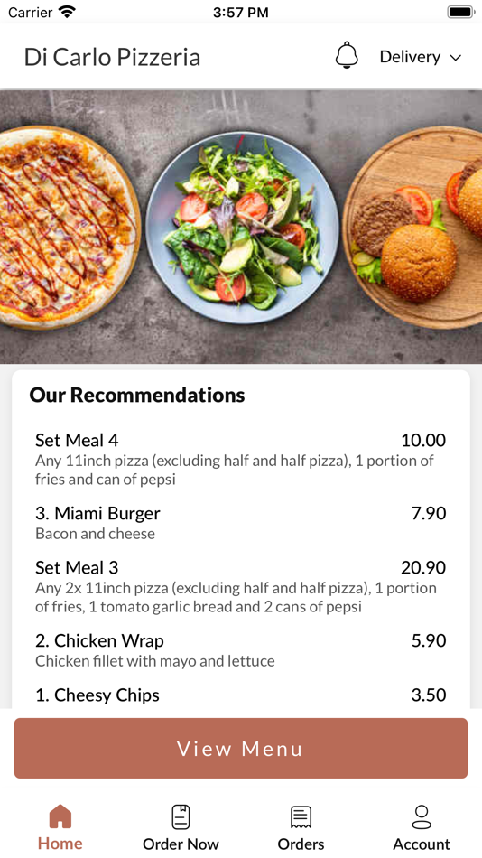 #2. Di Carlo Pizzeria (iOS) Podle: Mendil Aziz