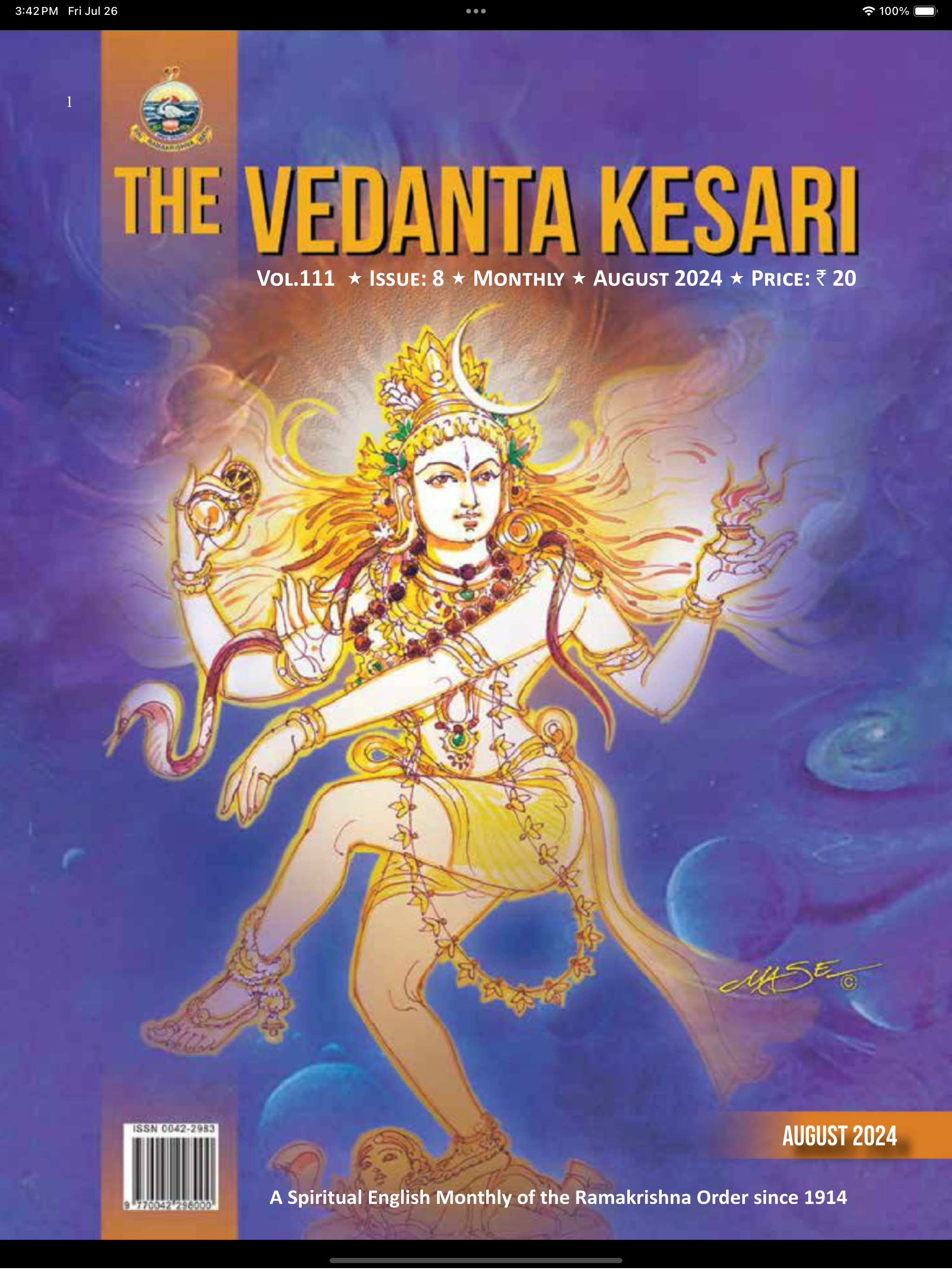 The Vedanta Kesari
