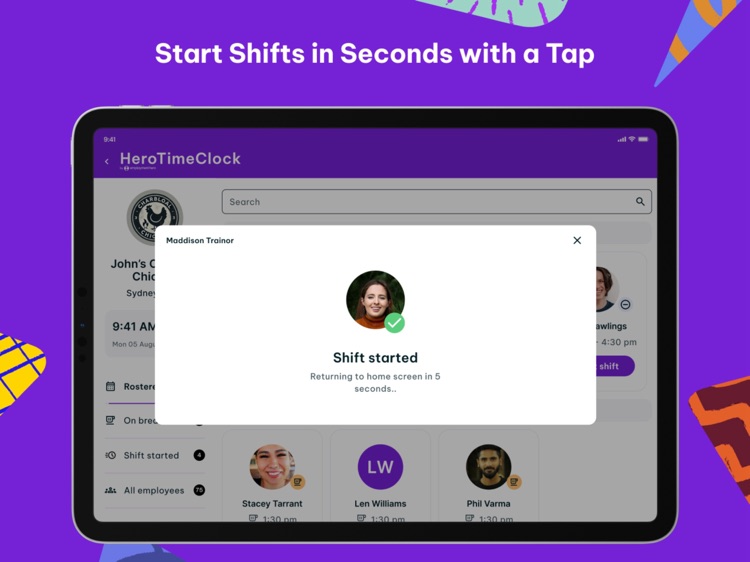 Employment Hero Time Clock