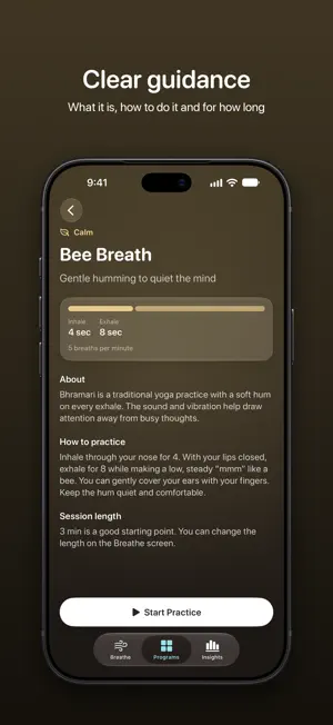 BreatheIn: Calm Breathing screenshot 4