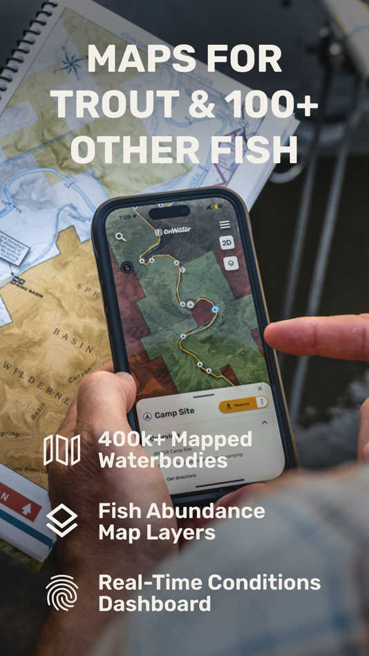 #1. onWater Fish Maps & Forecast (iOS) 由: OnWater, LLC