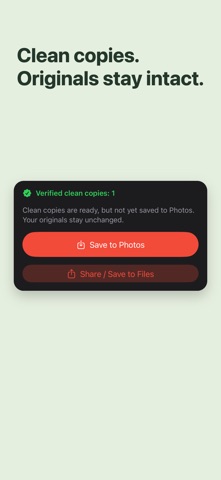 Photo Privacy: Data Cleaner Screenshot 3 of 3