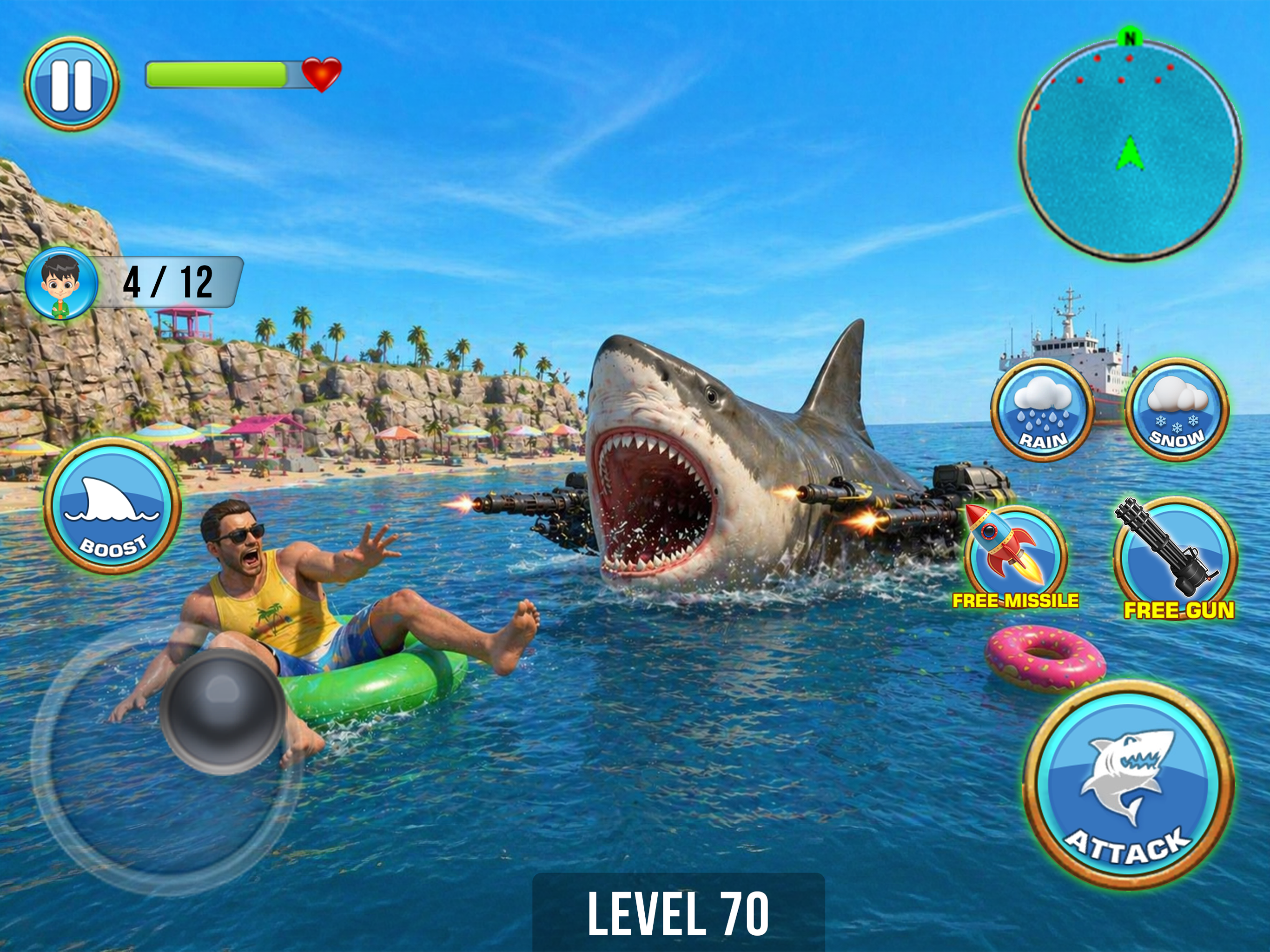 Angry Shark Simulator Games 3d