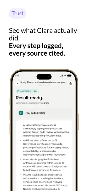 Clara: AI Automation Agent screenshot 4