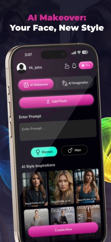 BeautifulMe AI Photo Makeover screenshot