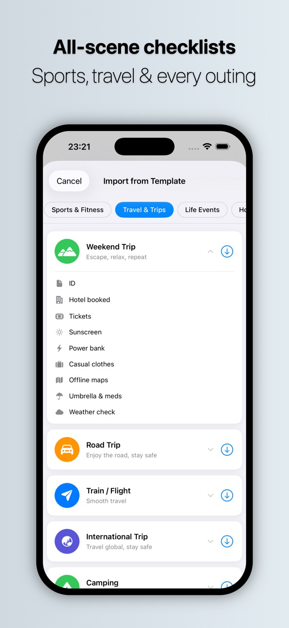 iPhone screenshot