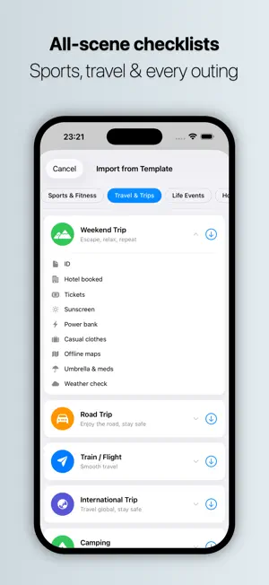 OutCheck: Ready to Go List screenshot 4