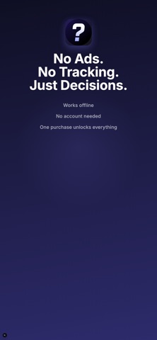 Nope - Decision Maker iPhone screenshot