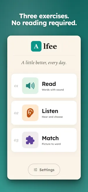 Alfee — Aphasia Practice screenshot 2
