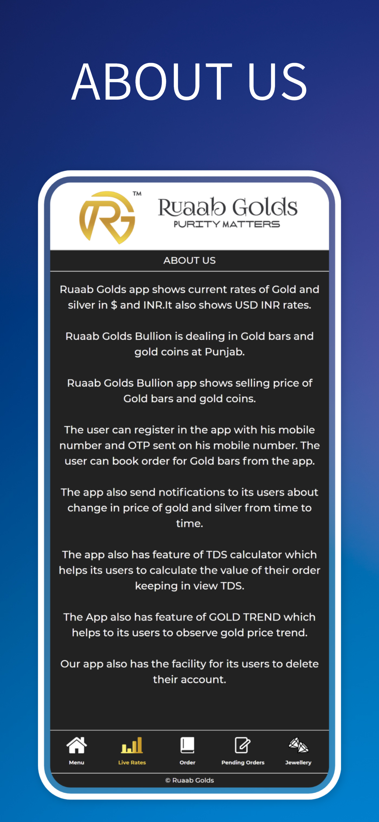 Ruaab Golds screenshot 8