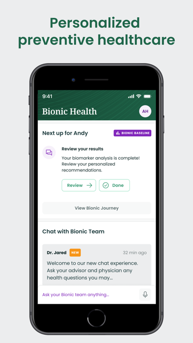 Bionic Health Screenshot