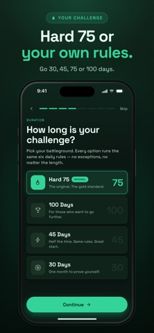 Hard 75: Challenge Tracker Screenshot 4 of 6