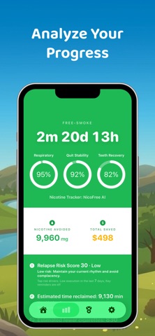 NicoFree AI: Nicotine Tracker Screenshot 3 of 6