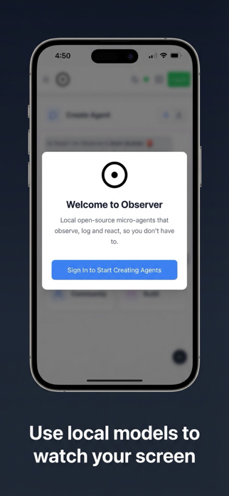 Observer AI Screenshot 1 of 4