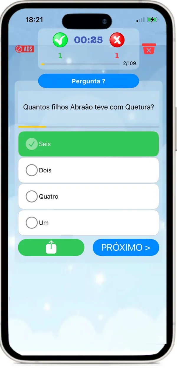 Screenshot #3 pour Quiz Biblico