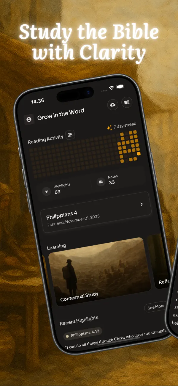 #1. Protos: Bible Study + Context (iOS) Ved: Fabio Jonathan Arifin