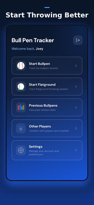 Bullpen Tracker - Pitcher Data Screenshot 5 of 6