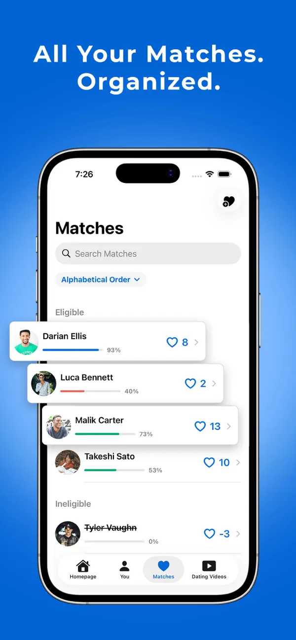 Screenshot #3 pour Spread: Dating Spreadsheet