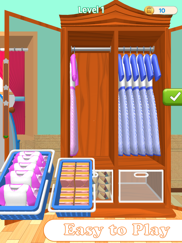 Closet Organizer Game 3D