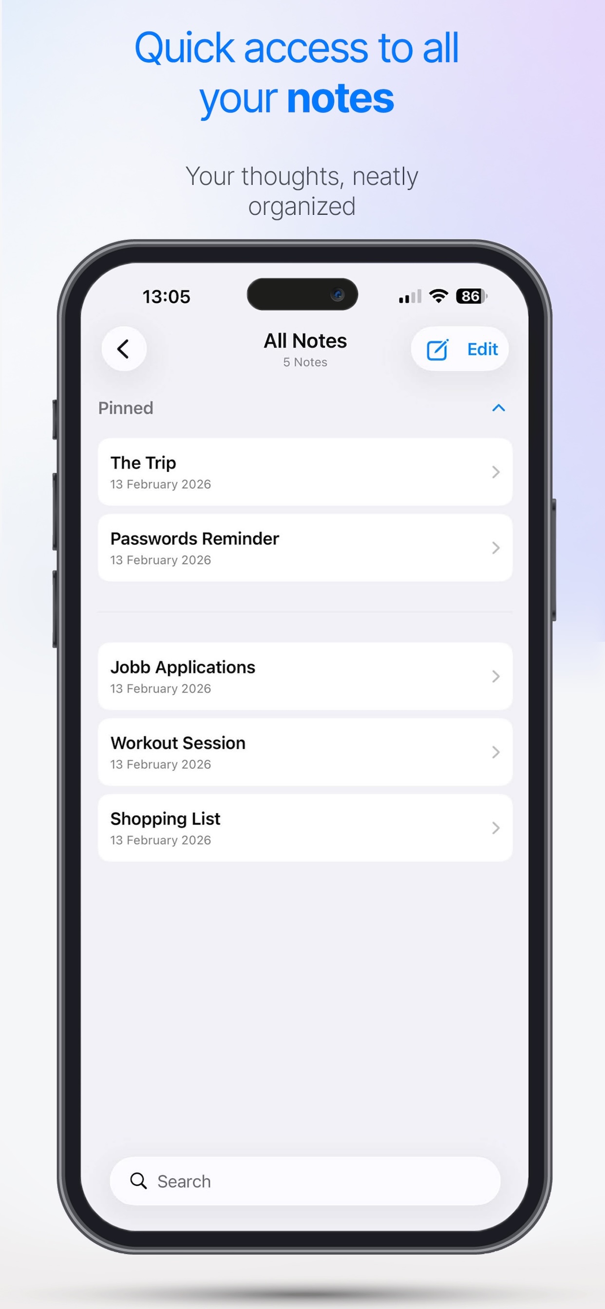 TabNotes – Notes with Tabs