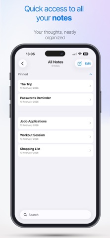 TabNotes – Notes with Tabs のスクリーンショット