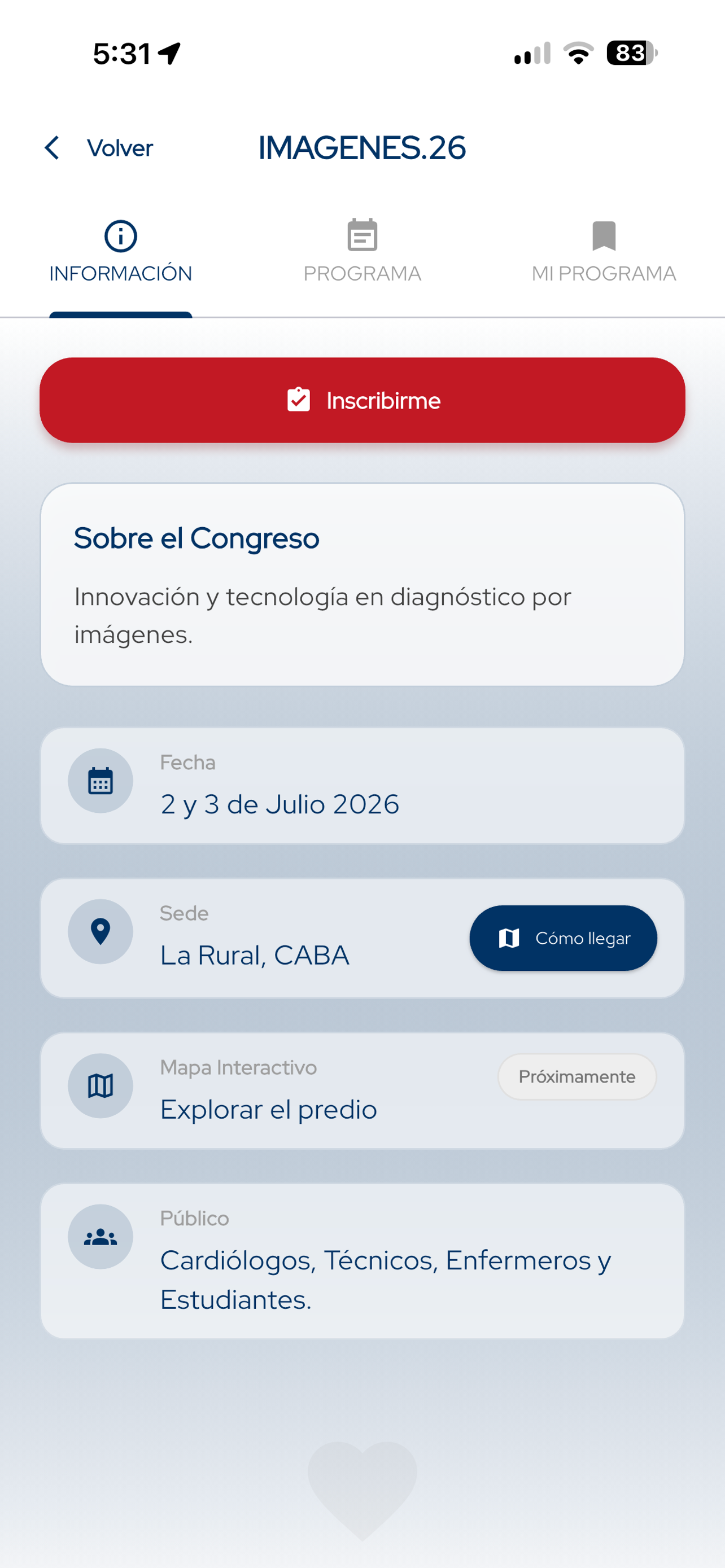 SAC - Soc. Arg. de Cardiología screenshot 5
