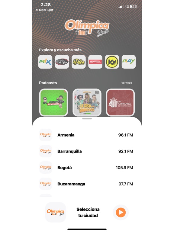 Screenshot #4 pour Emisora Olimpica Stereo