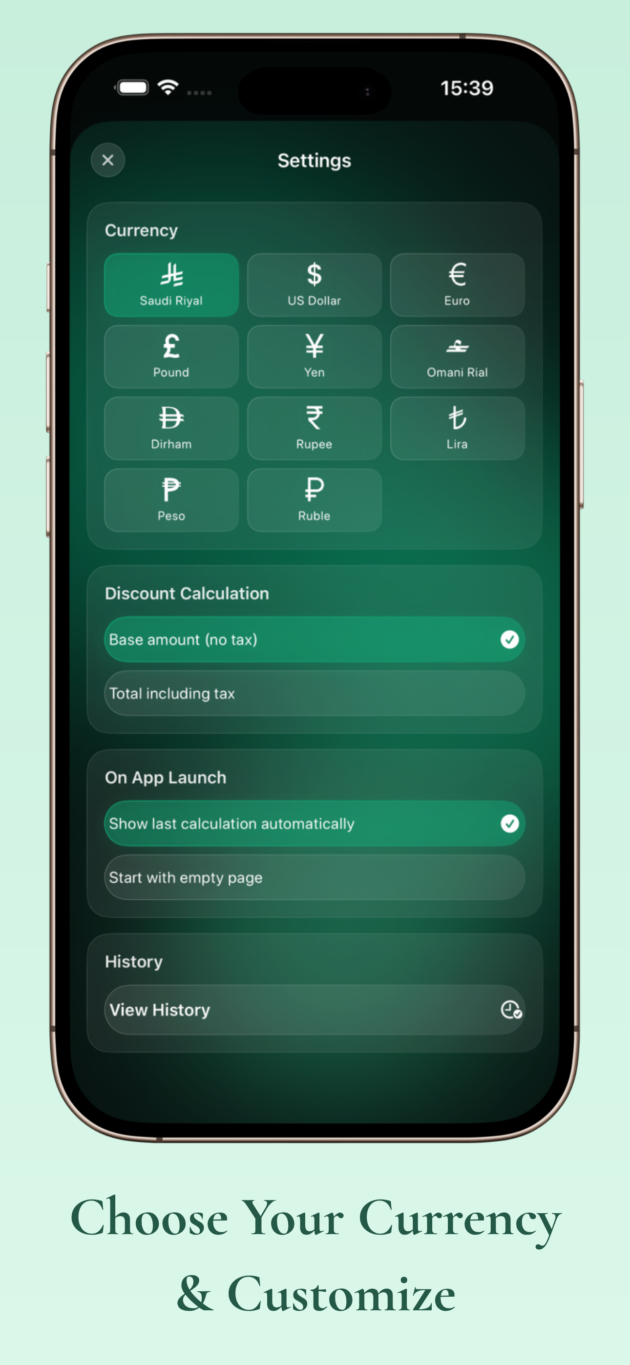 Nesba – Tax & Discount