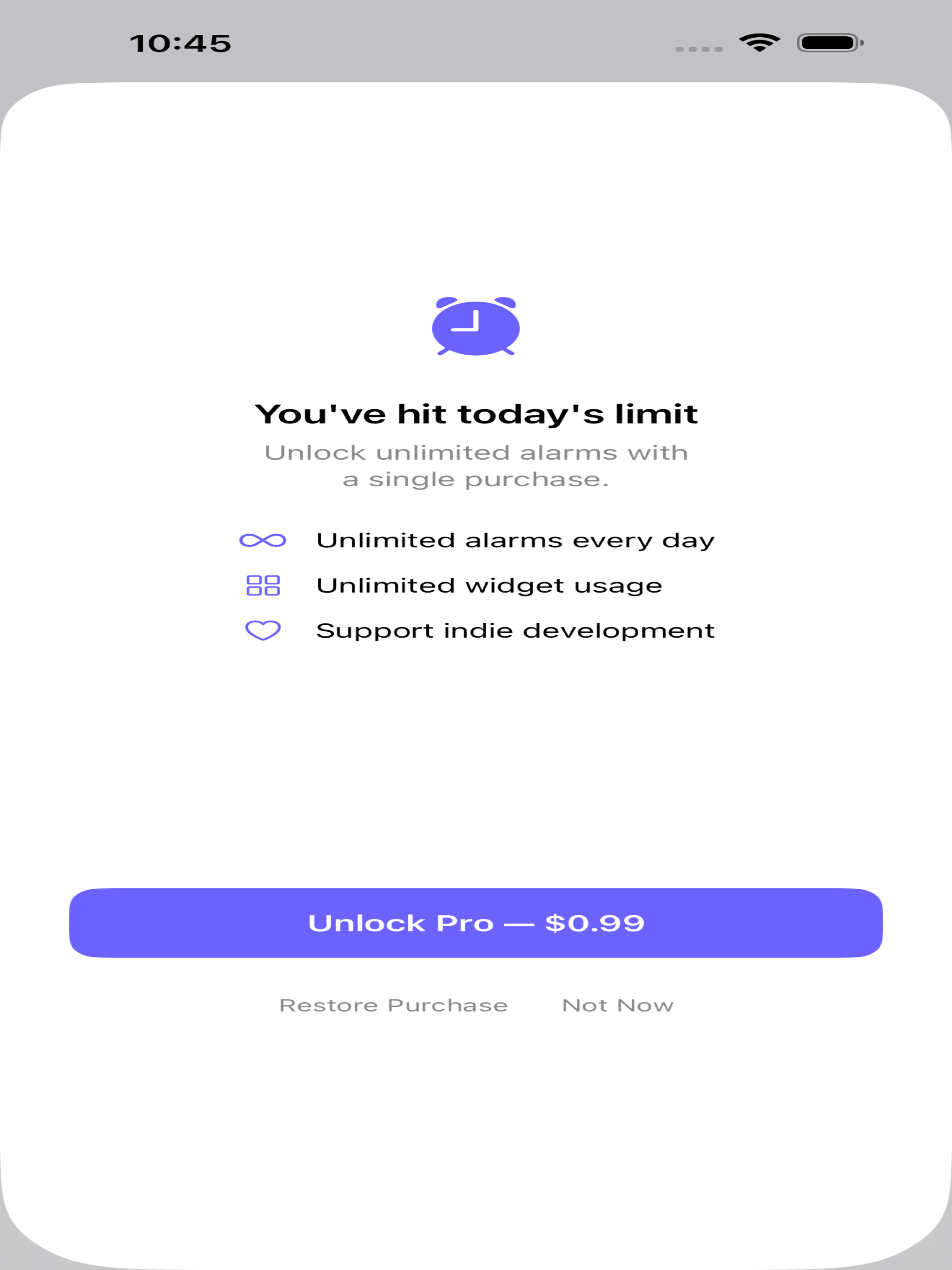 QuickAlarm - Widget screenshot 9