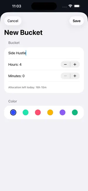 TimeBox Focus screenshot 2