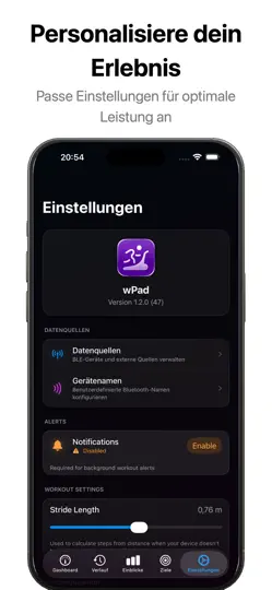 Screenshot von WPad - Deine Spaziergänge auf dem iPhone 5