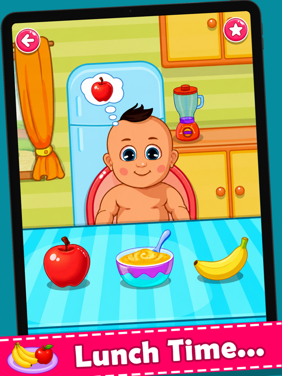 Baby Care Games. Kids Daycare iPad screenshot
