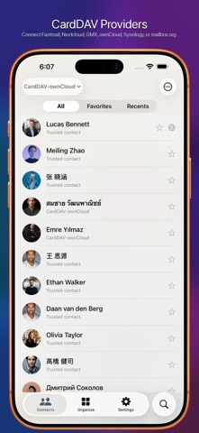 CC - CardDAV Contacts Screenshot 2 of 5