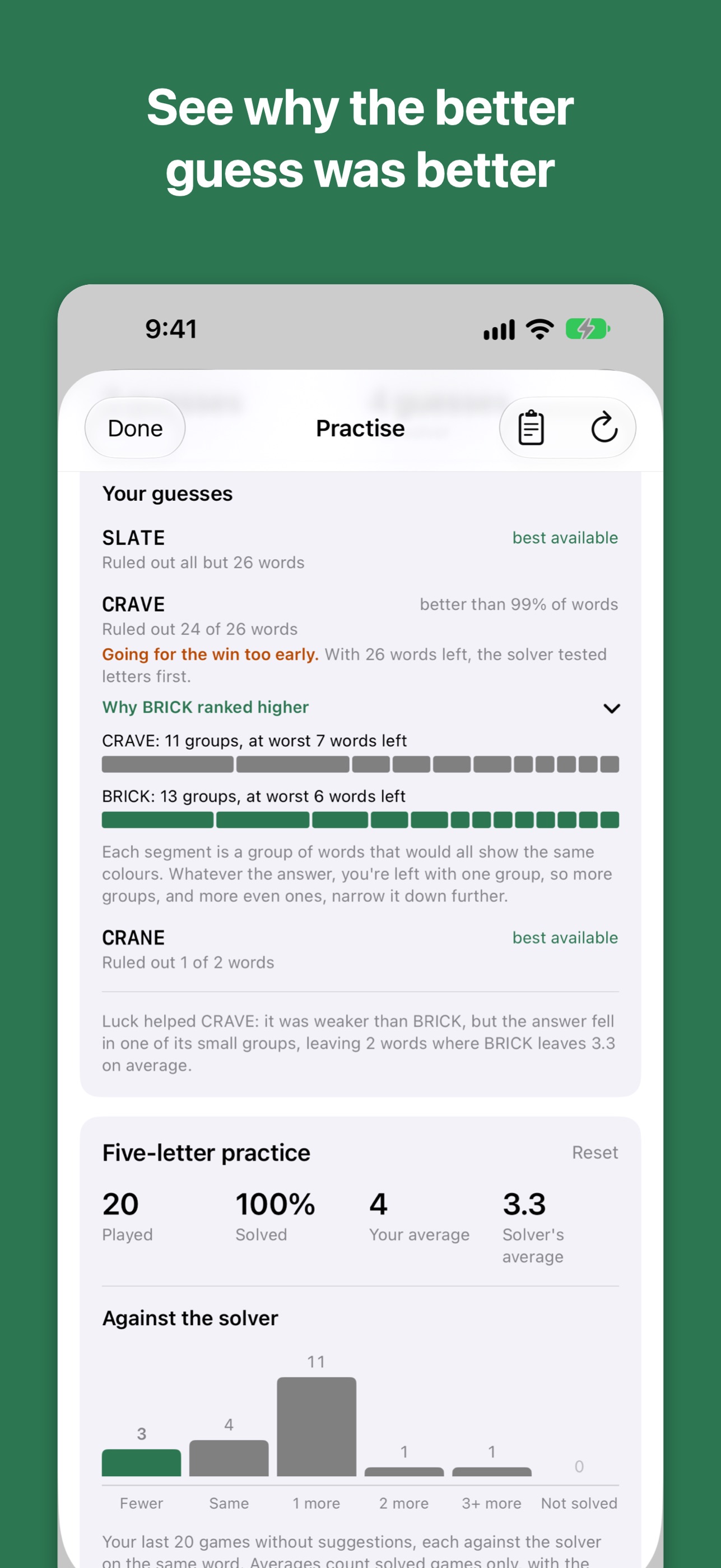Screenshot 5 of Guess Grid: Word Puzzle Coach