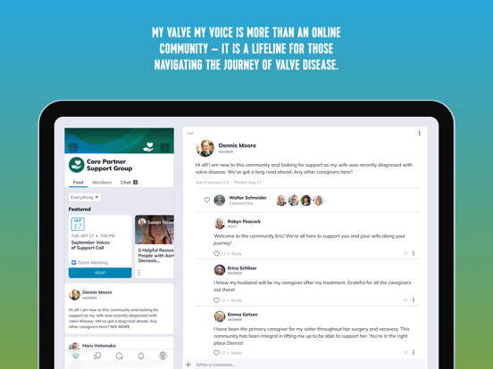 My Valve My Voice iPad screenshot 5 - Health & Fitness app