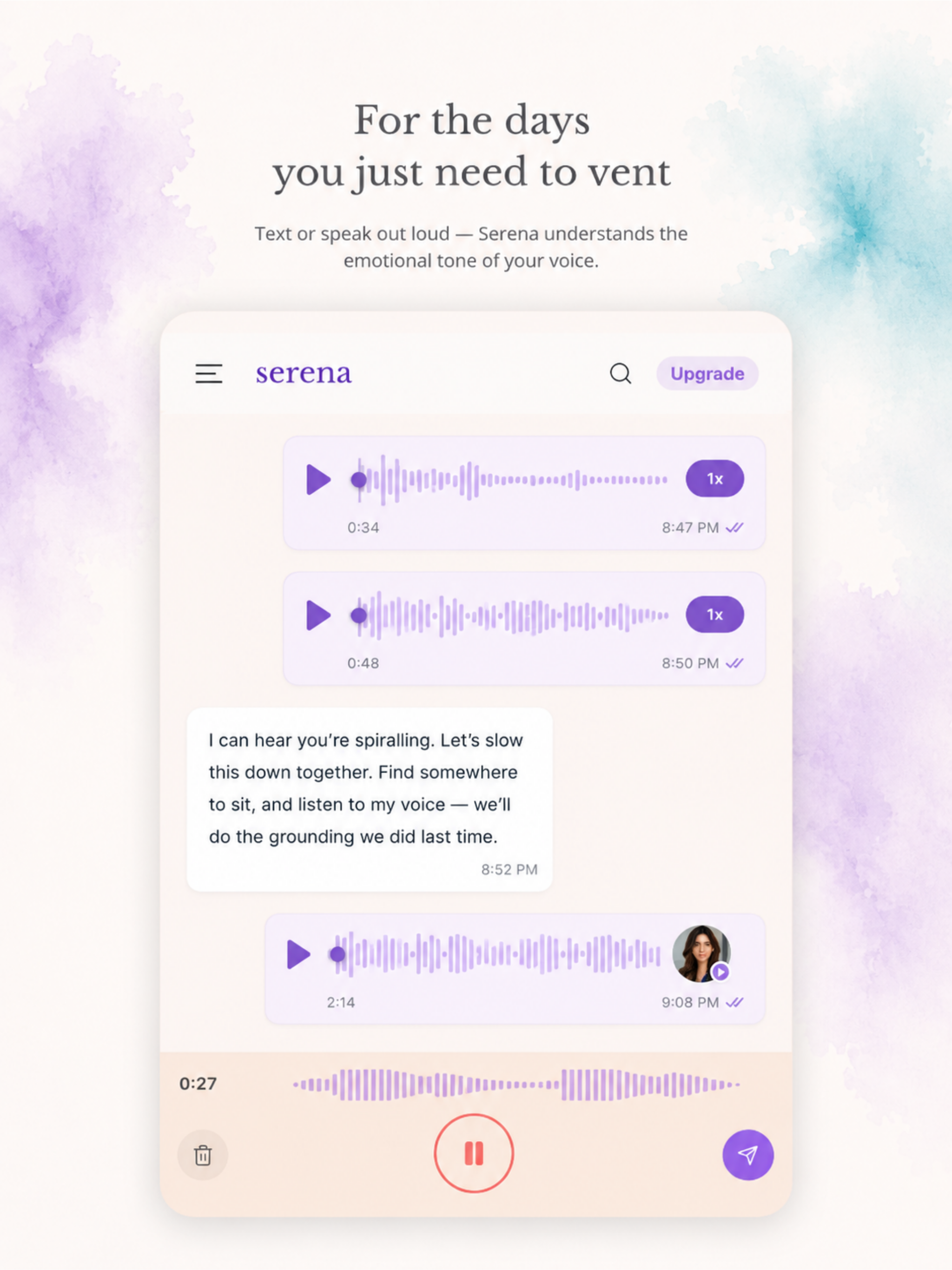 SerenAI - for Mental Wellbeing
