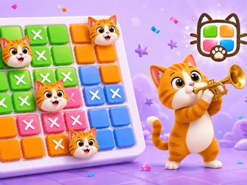 Meudoku Puzzmem: Cat Meowmi iPad screenshot