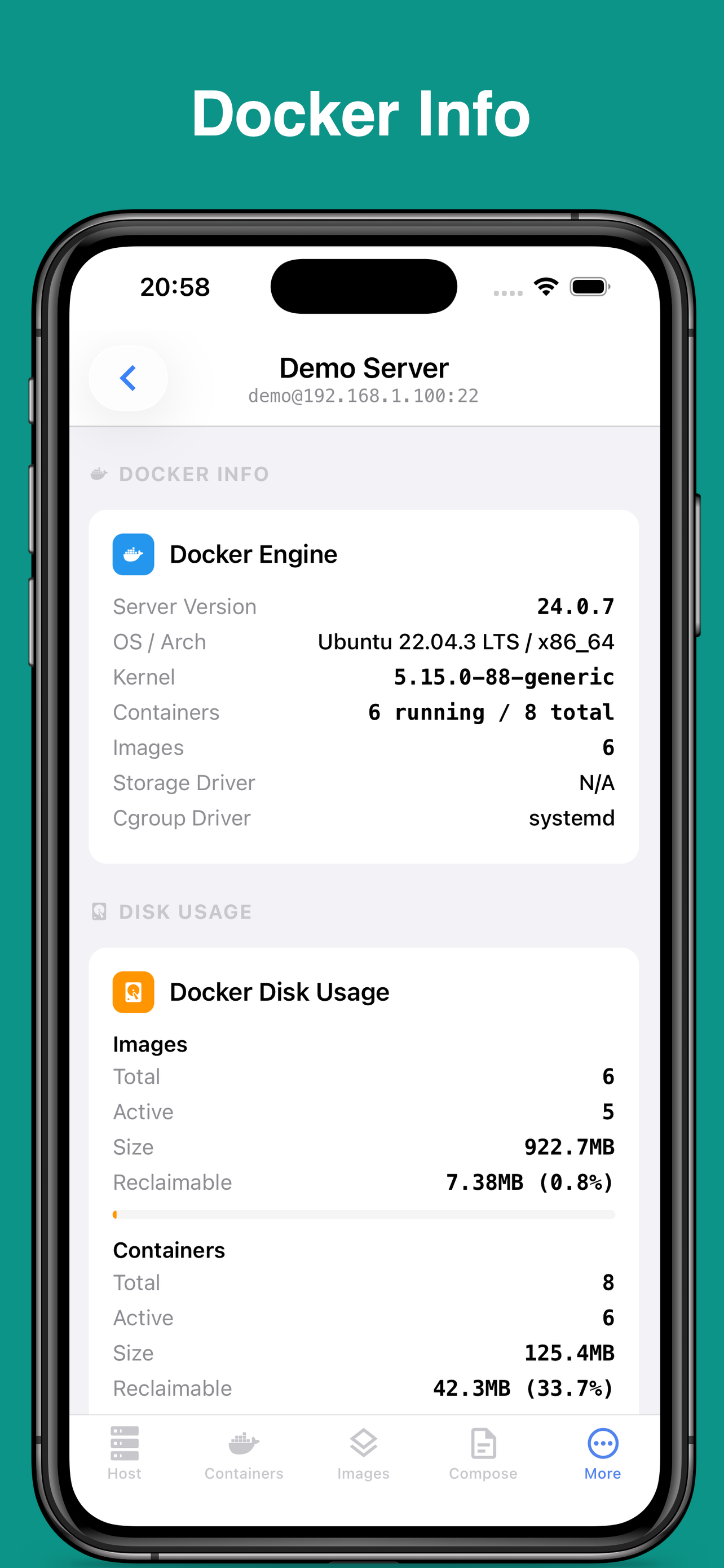 Docker Server Admin