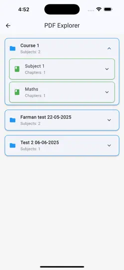 Screenshot von Ekatvam Academy LMS auf dem iPhone 5